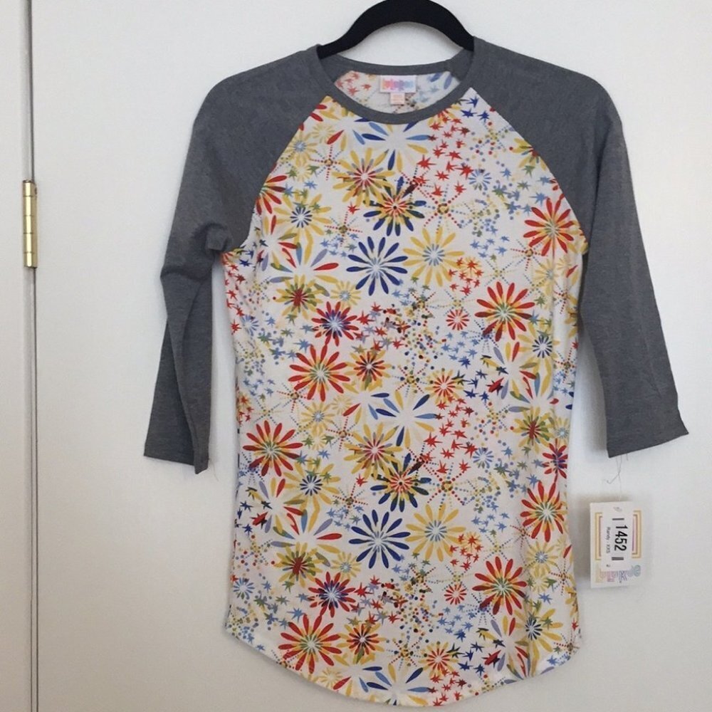XXS‎ LuLaRoe Randy T-Shirt B03 758